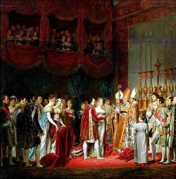 Georges Rouget Marriage of Napoleon I and Marie Louise. 2 April 1810. Germany oil painting art